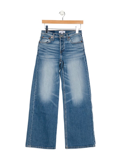 RE/DONE Mid-Rise Wide Leg Jeans