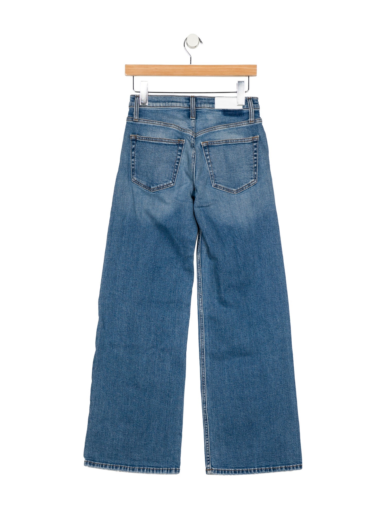 RE/DONE Mid-Rise Wide Leg Jeans