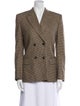 RE/DONE Wool Houndstooth Print Blazer