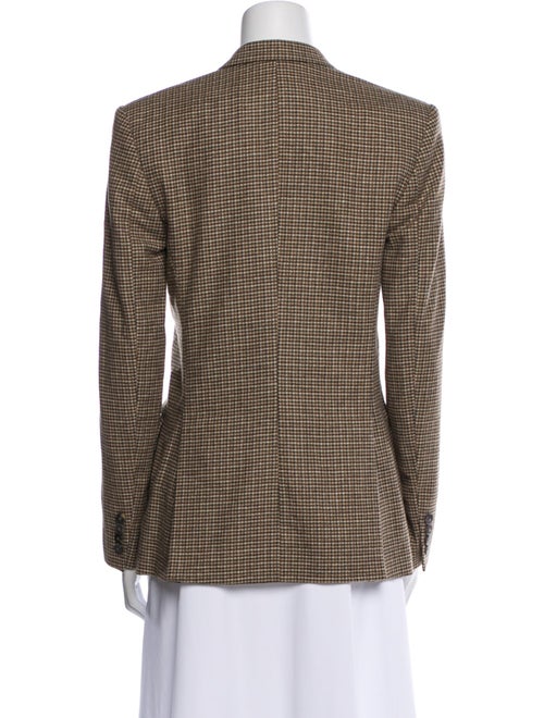 RE/DONE Wool Houndstooth Print Blazer