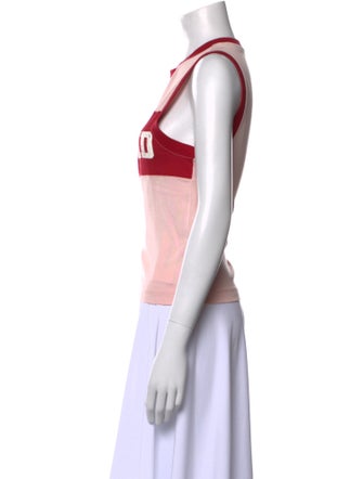 RE/DONE Graphic Print Crew Neck Top