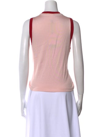 RE/DONE Graphic Print Crew Neck Top