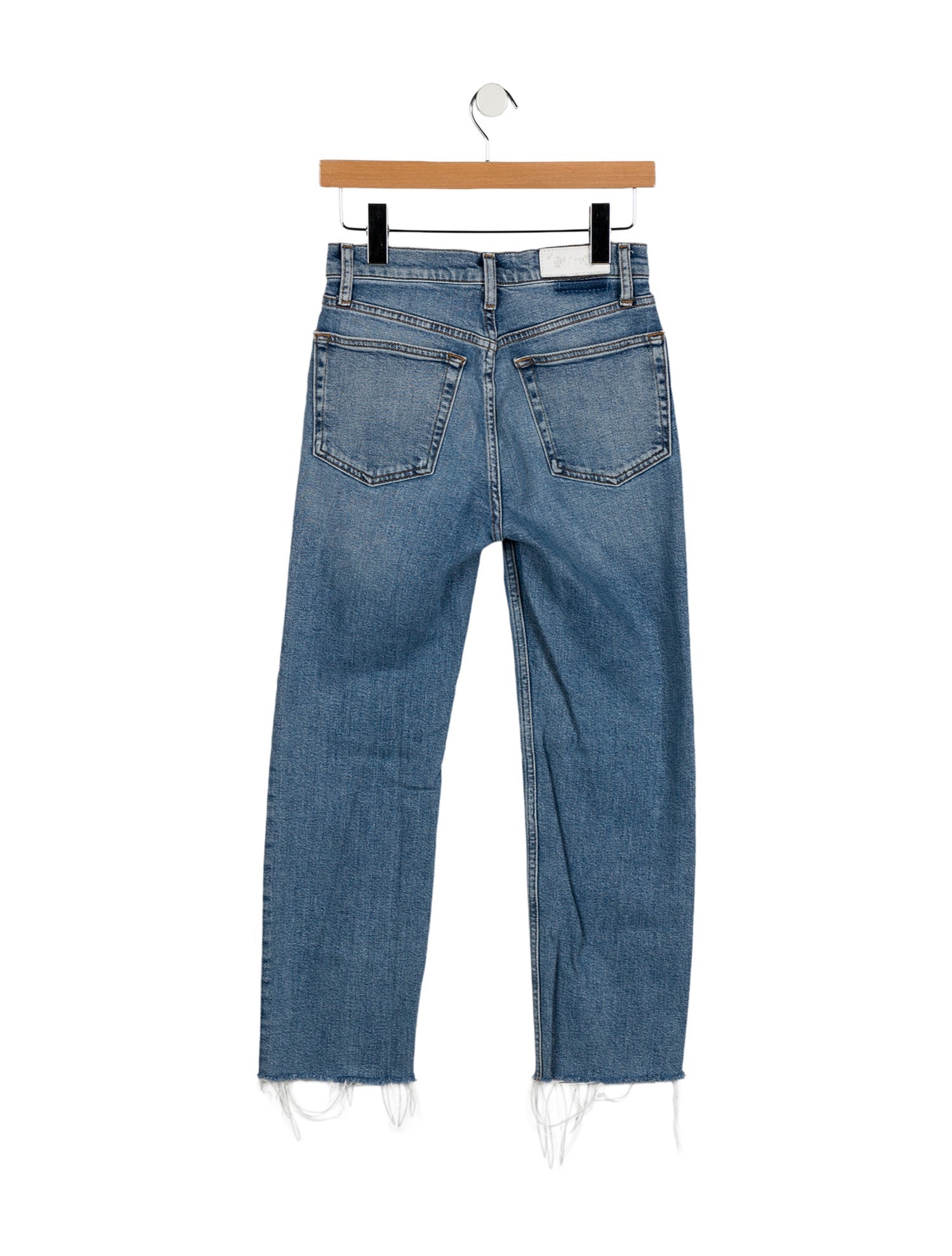 RE/DONE Mid-Rise Straight Leg Jeans
