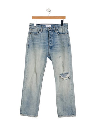 RE/DONE Mid-Rise Straight Leg Jeans