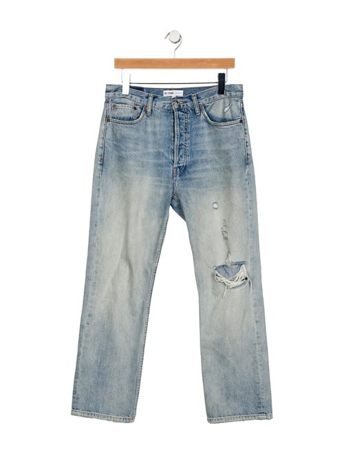RE/DONE Mid-Rise Straight Leg Jeans