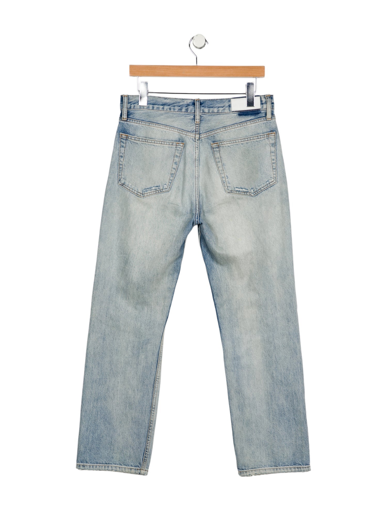 RE/DONE Mid-Rise Straight Leg Jeans