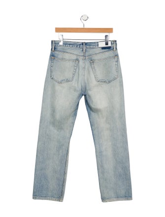 RE/DONE Mid-Rise Straight Leg Jeans