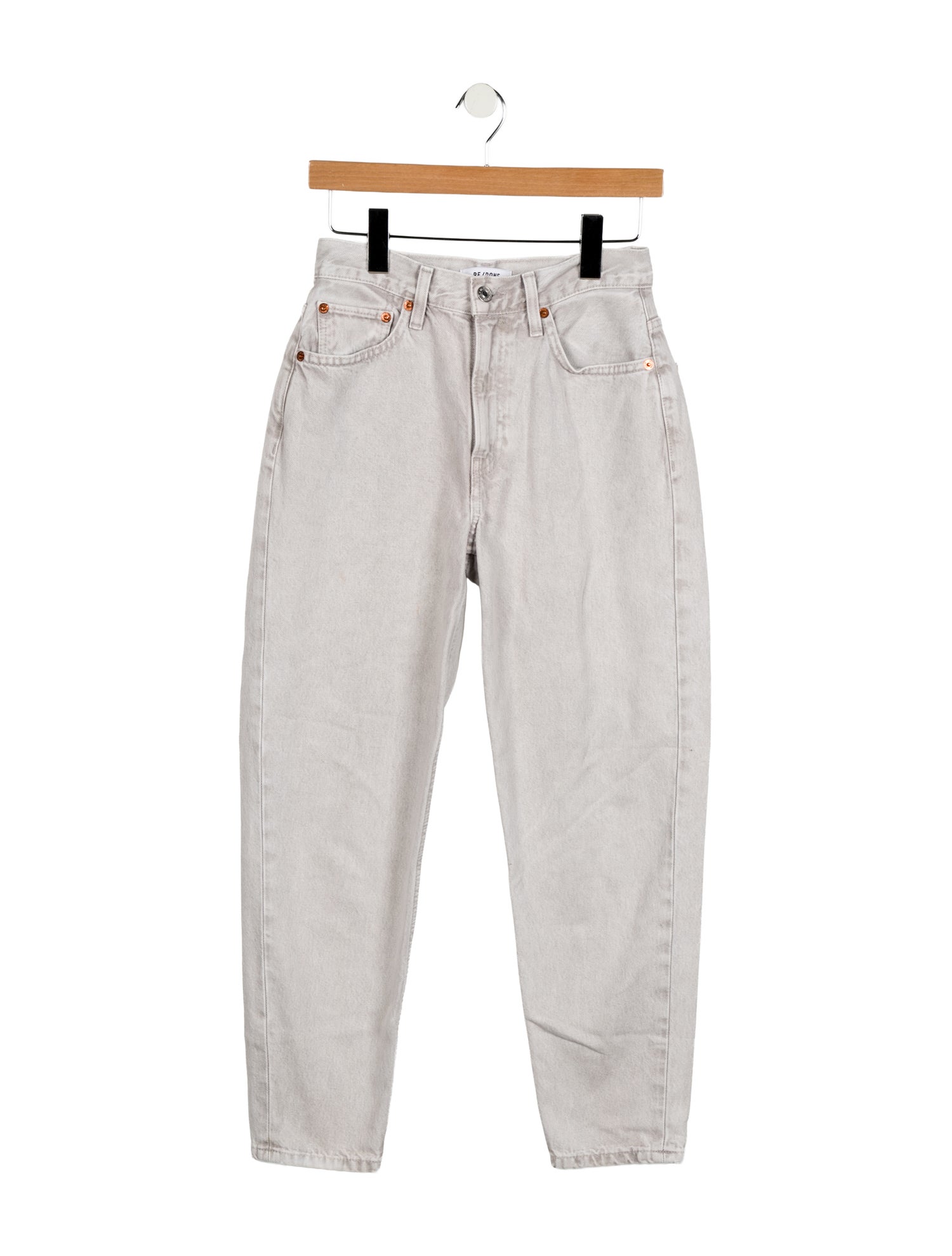 RE/DONE Mid-Rise Straight Leg Jeans