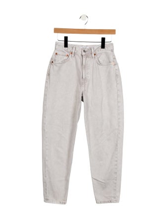 RE/DONE Mid-Rise Straight Leg Jeans