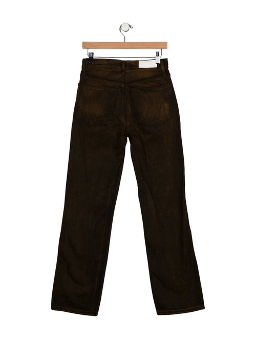 RE/DONE High-Rise Straight Leg Jeans