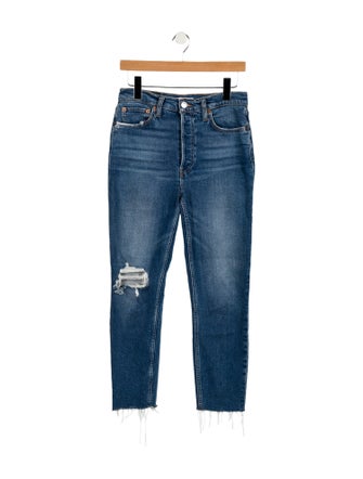 RE/DONE High-Rise Skinny Leg Jeans