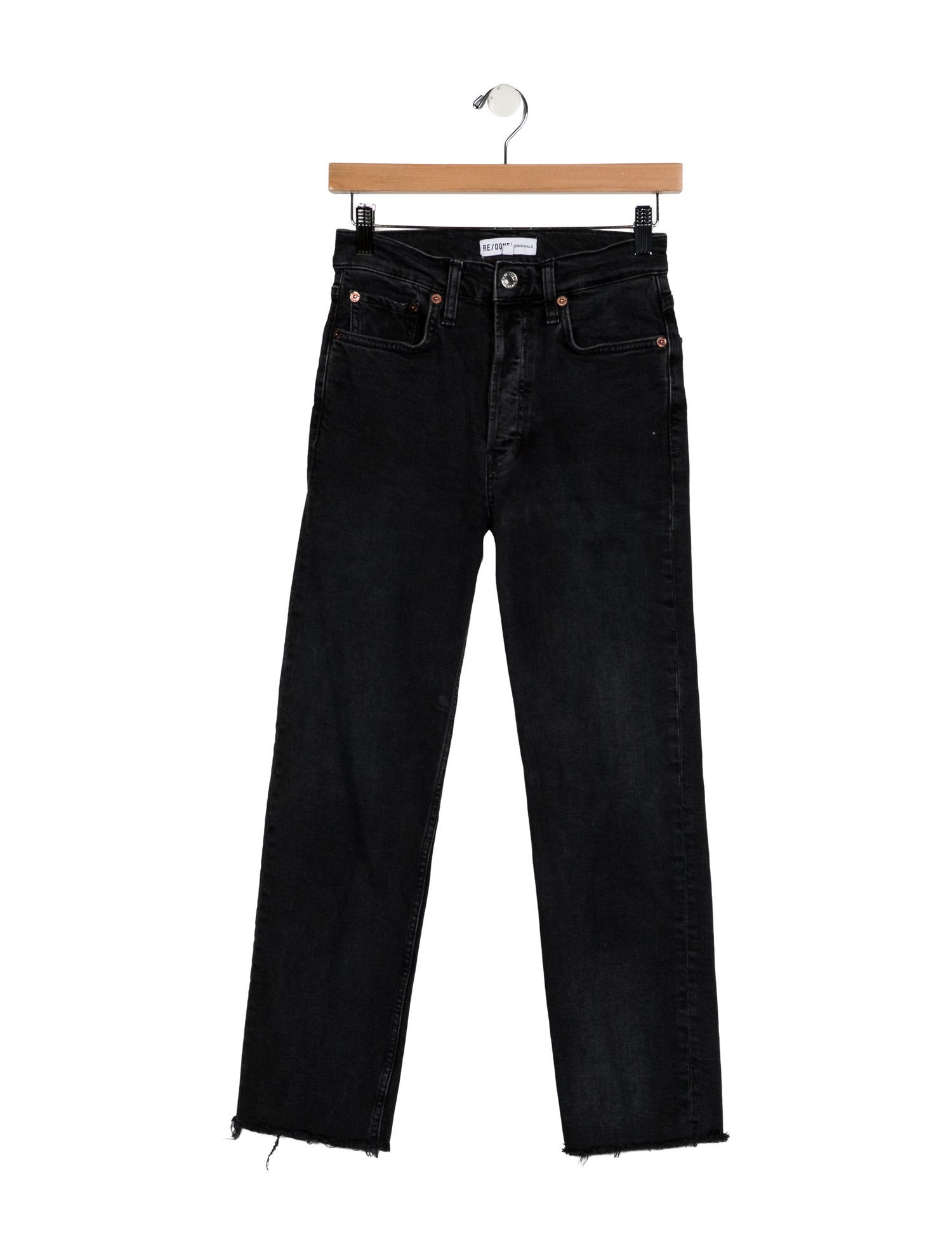 RE/DONE Mid-Rise Straight Leg Jeans