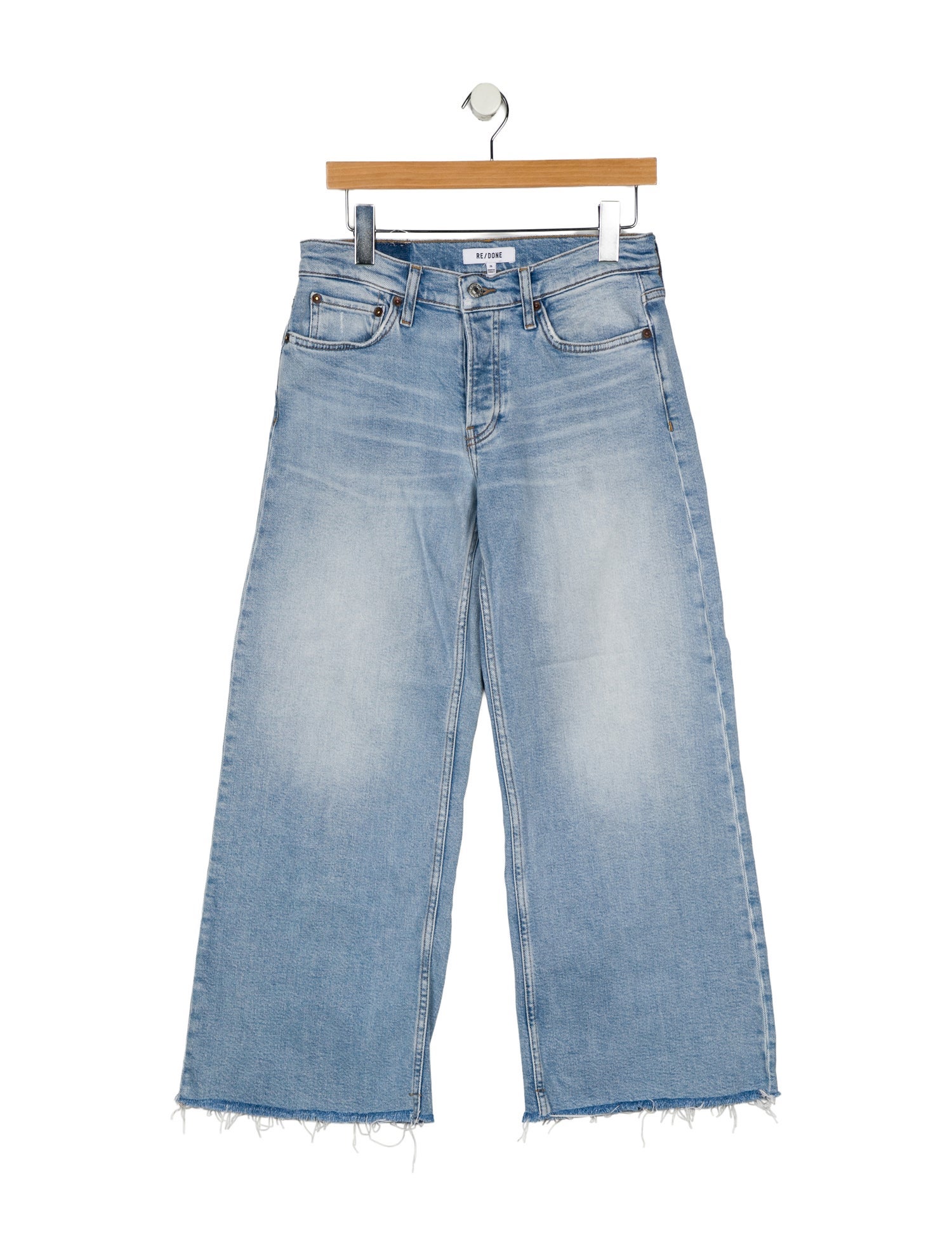 RE/DONE Mid-Rise Wide Leg Jeans