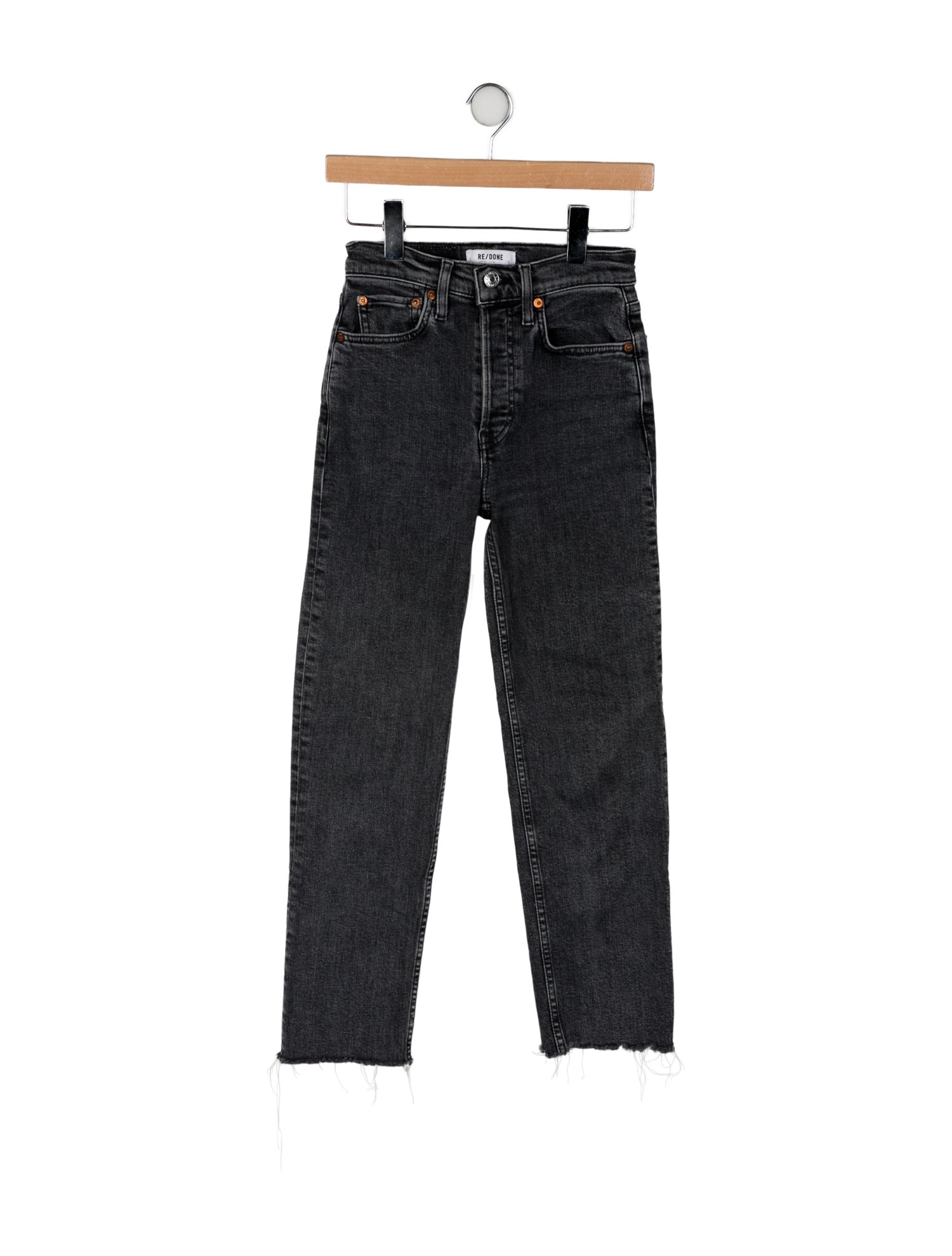 RE/DONE Mid-Rise Straight Leg Jeans