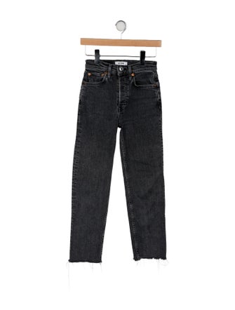 RE/DONE Mid-Rise Straight Leg Jeans