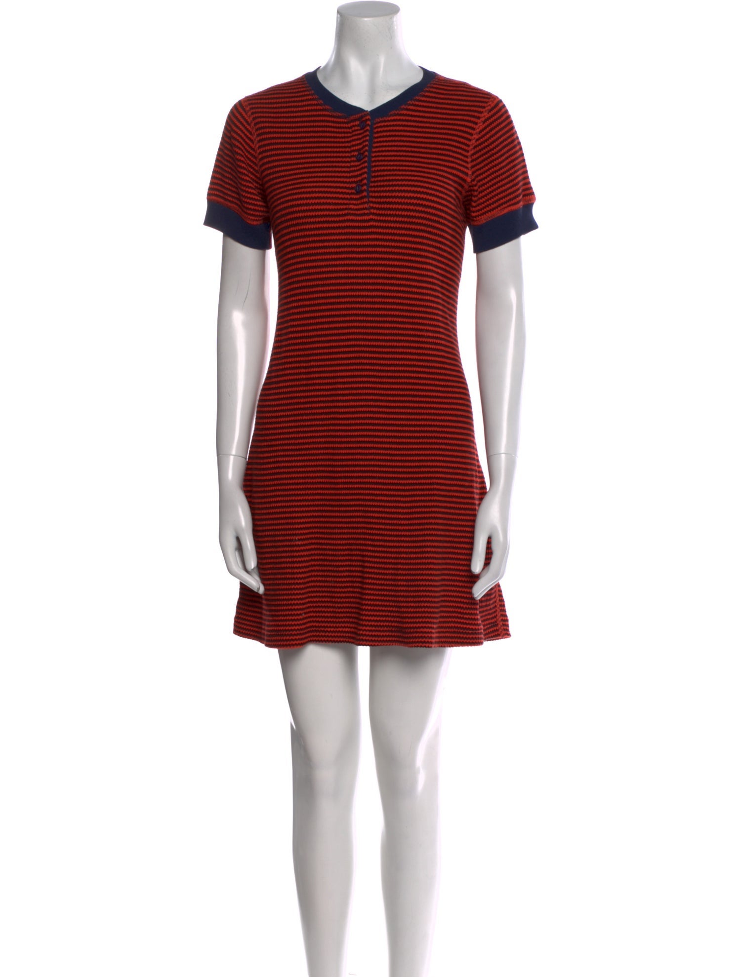 RE/DONE Striped Mini Dress