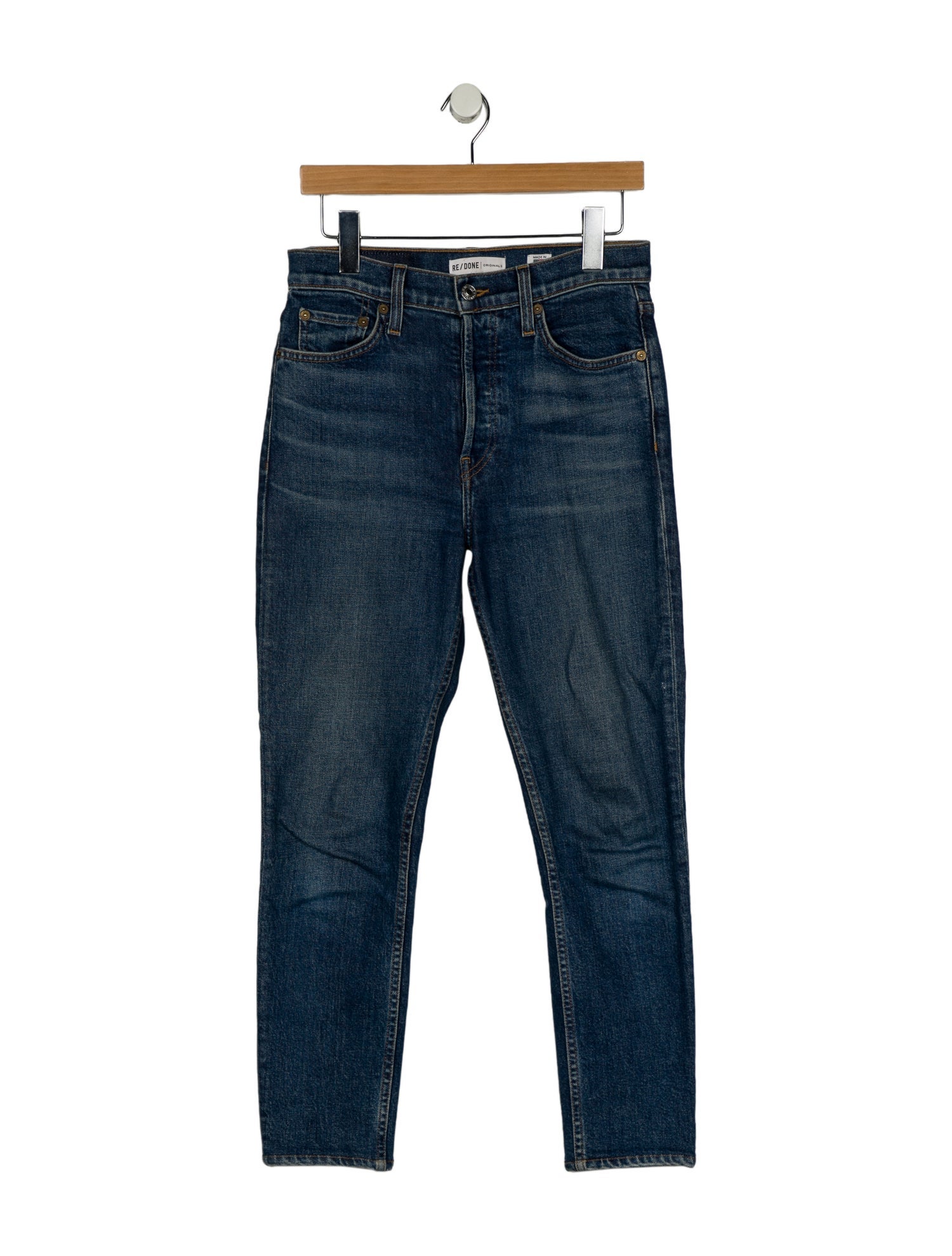 RE/DONE High-Rise Skinny Leg Jeans