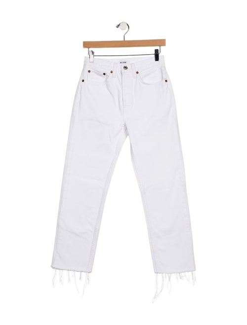 RE/DONE High-Rise Straight Leg Jeans