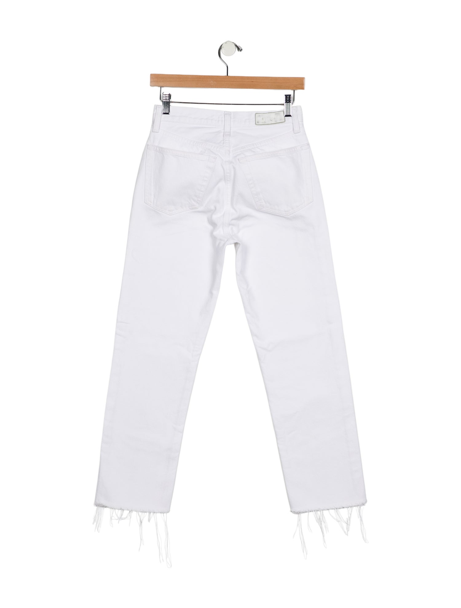 RE/DONE High-Rise Straight Leg Jeans