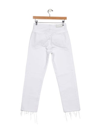RE/DONE High-Rise Straight Leg Jeans