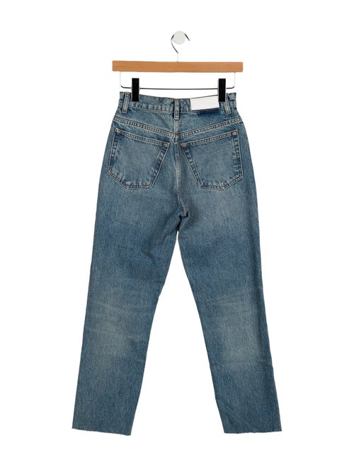 RE/DONE High-Rise Straight Leg Jeans