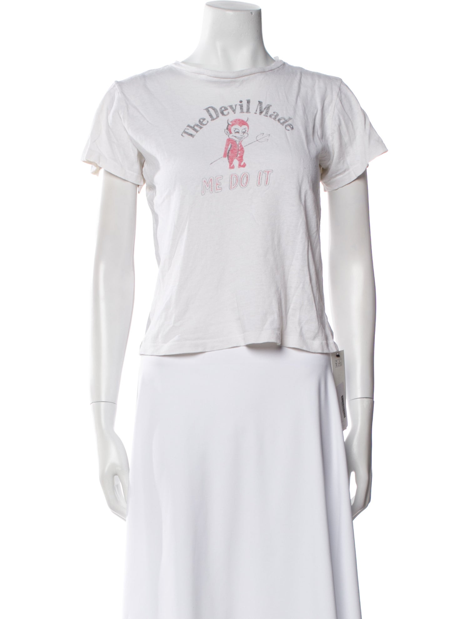 RE/DONE Graphic Print Crew Neck T-Shirt