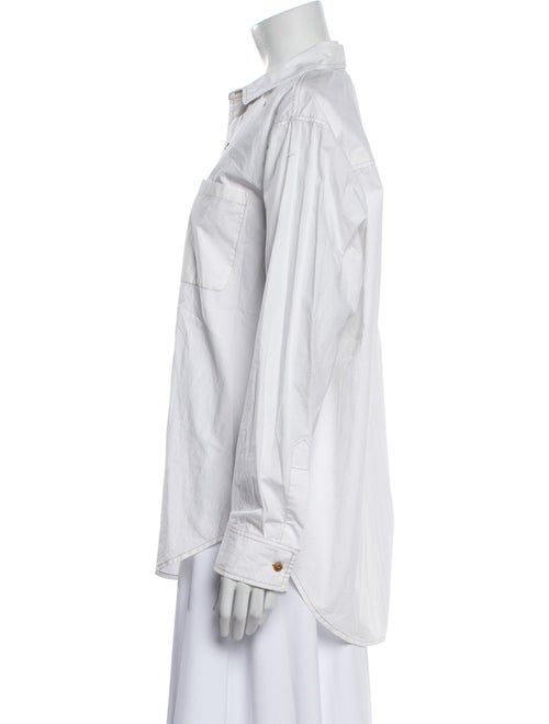 RE/DONE Long Sleeve Button-Up Top