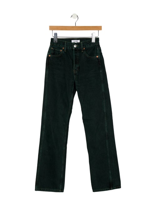RE/DONE Mid-Rise Straight Leg Jeans