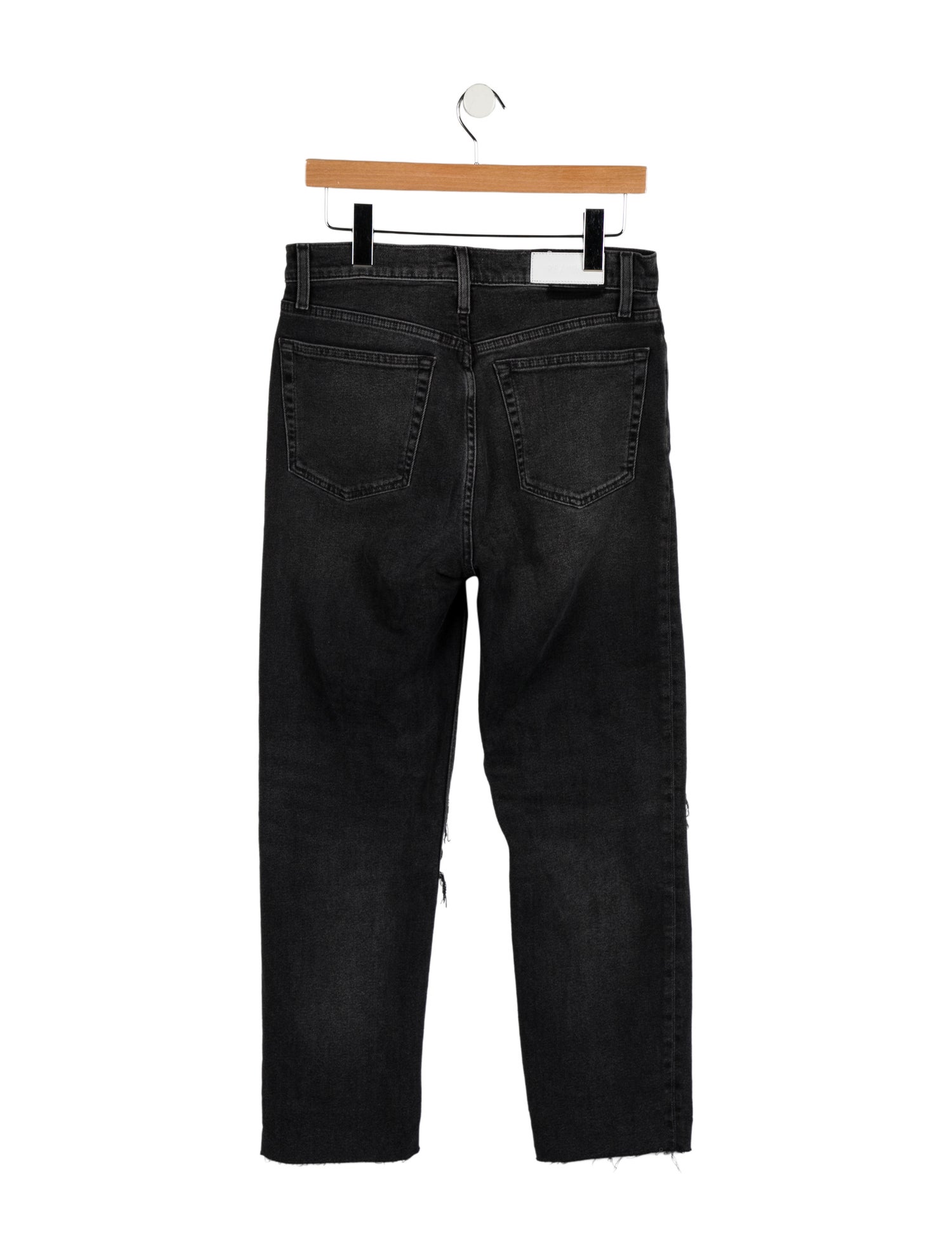 RE/DONE High-Rise Straight Leg Jeans