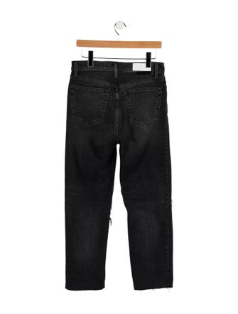 RE/DONE High-Rise Straight Leg Jeans