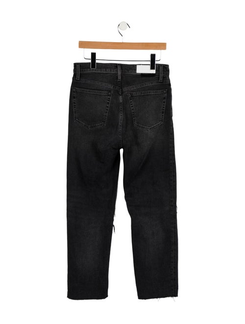 RE/DONE High-Rise Straight Leg Jeans