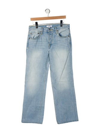RE/DONE Mid-Rise Wide Leg Jeans