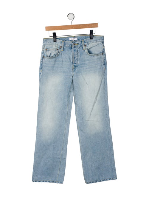 RE/DONE Mid-Rise Wide Leg Jeans