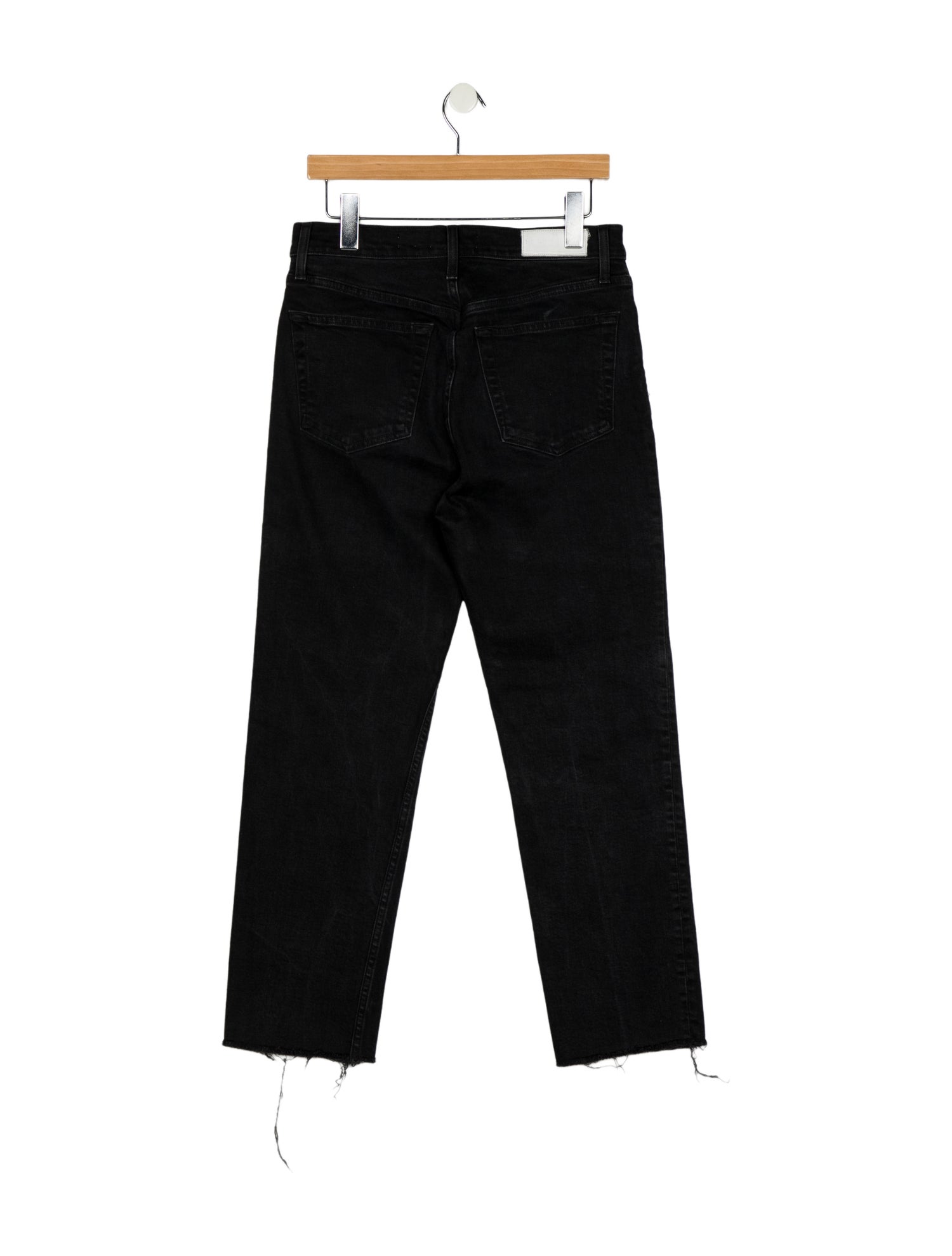 RE/DONE High-Rise Straight Leg Jeans