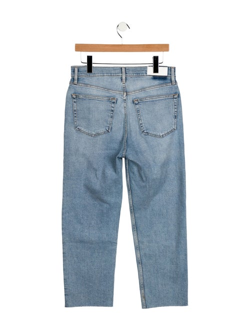 RE/DONE High-Rise Straight Leg Jeans