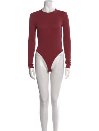 RE/DONE Crew Neck Long Sleeve Bodysuit