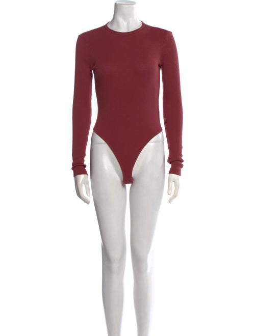 RE/DONE Crew Neck Long Sleeve Bodysuit