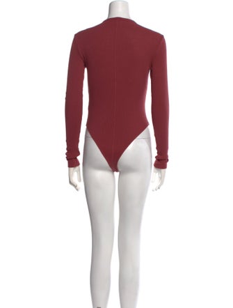 RE/DONE Crew Neck Long Sleeve Bodysuit