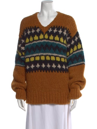 RE/DONE Alpaca Printed Sweater