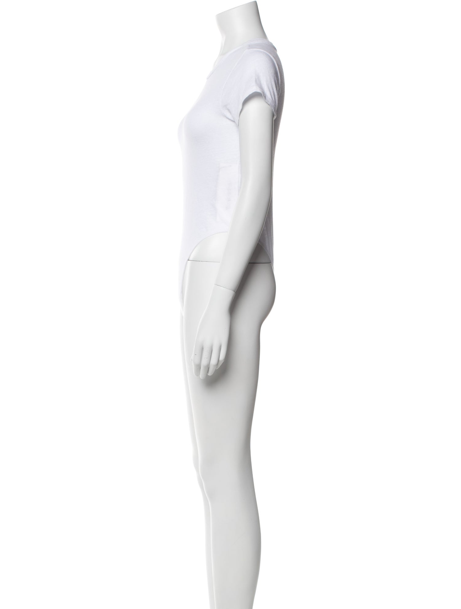 RE/DONE Scoop Neck Short Sleeve Bodysuit