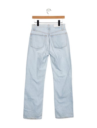RE/DONE Mid-Rise Wide Leg Jeans