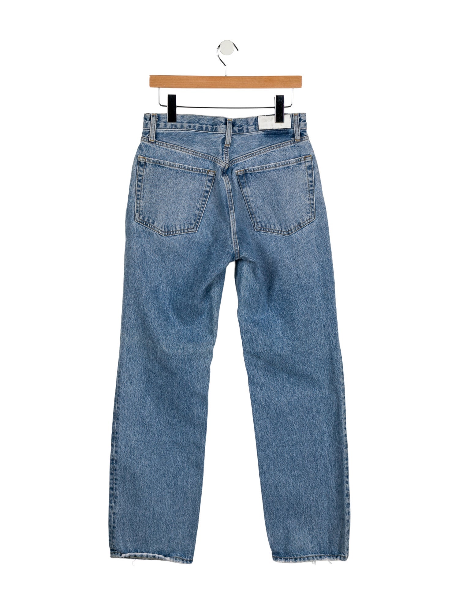 RE/DONE Mid-Rise Straight Leg Jeans
