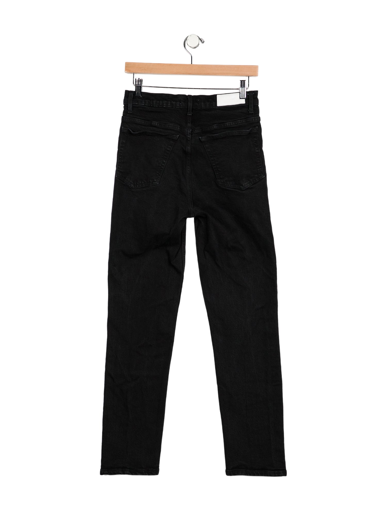 RE/DONE High-Rise Straight Leg Jeans