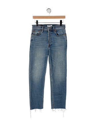 RE/DONE Mid-Rise Straight Leg Jeans