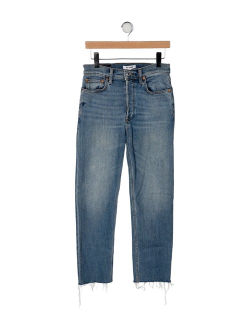 RE/DONE Mid-Rise Straight Leg Jeans
