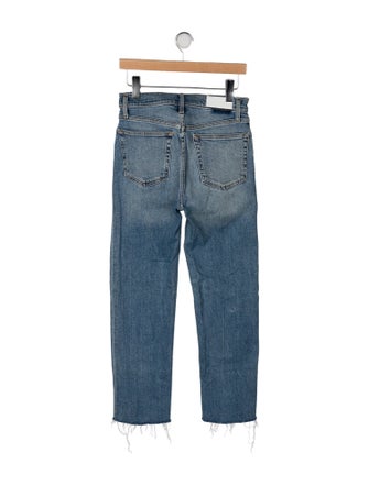RE/DONE Mid-Rise Straight Leg Jeans