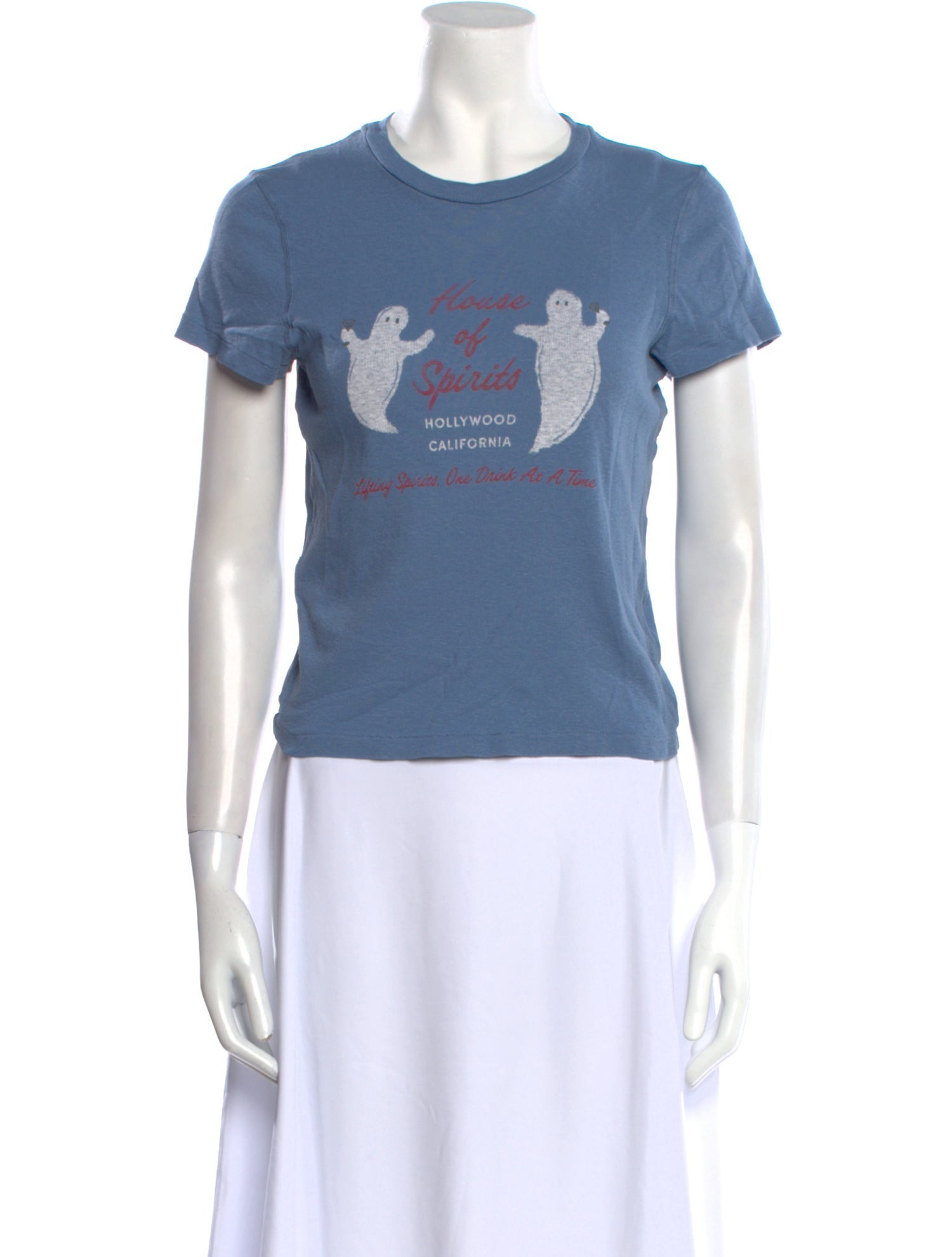 RE/DONE Graphic Print Crew Neck T-Shirt