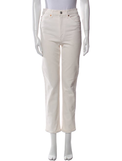 RE/DONE High-Rise Straight Leg Jeans