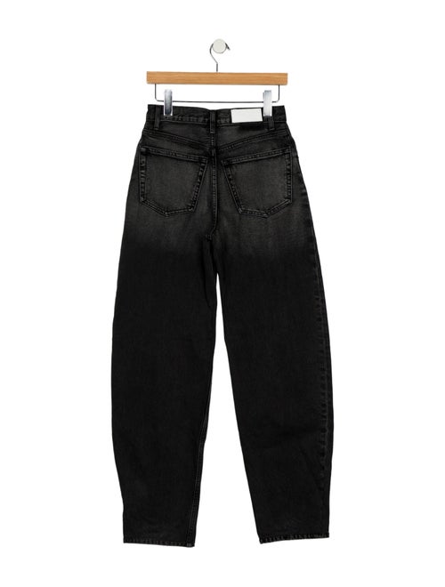 RE/DONE High-Rise Straight Leg Jeans