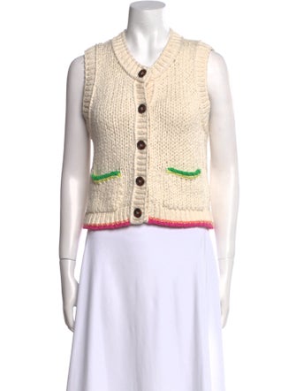 RE/DONE Wool V-Neck Sweater